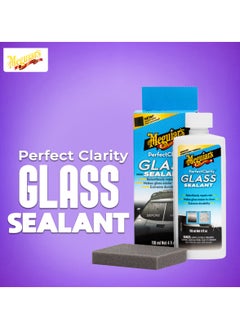 Buy MEGUIAR'S Perfect Clarity Glass Sealant 118ML Perfect Clarity Glass Kit Repels Rain G8504 in Saudi Arabia