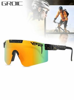 Buy Sports Sunglasses UV Protection Cycling Sunglasses Polarized  UV400 Visor Outdoor Windproof Glasses for Sports Running Golf Baseball Fishing in UAE