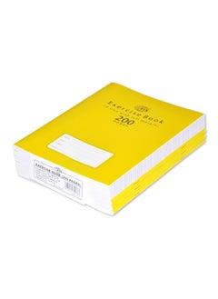 Buy Exercise Book Notebook 200 Pages, 4 Line With Margin, Size 16 X 21 Cm, Pack Of 6 FSEB4LM200N in UAE