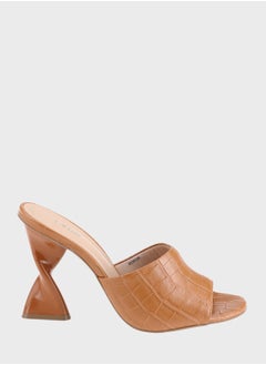 Buy One Strap Mid Heel Sandals in UAE