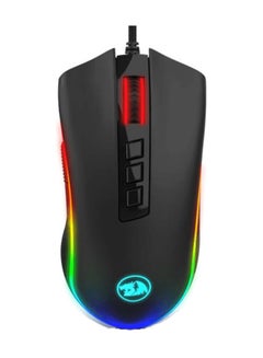 Buy Redragon M711 COBRA Gaming Mouse, 16.8 Million RGB Color Backlit, 10,000 DPI Adjustable, Comfortable Grip, Optical , 7 Programmable Buttons, 1.8m Braided Cable, Black in UAE