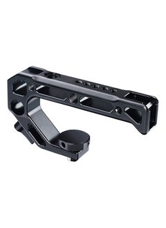 اشتري UURig R008 Universal Camera Top Handle Handgrip with Cold Shoe Mounts 15mm Rod Clamp 3/8 Inch Screw Lock Adopt for ARRI Standard Locating Hole for Microphone Lights Monitor for Camera Rig Cage في السعودية