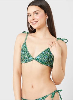 Buy Floral Print Bikini Top in UAE