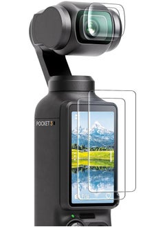 اشتري واقي عدسة 2 قطعة + واقي شاشة LCD 2 قطعة لجهاز DJI Osmo جيب 3، DJI جيب 3 OP3
فيلم زجاجي مقوى بدرجة صلابة 9H، حساس للمس، حماية كاملة للشاشة في السعودية