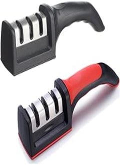 اشتري Kitchen Knife Sharpener Adjustable 4 in 1 Manual Knives and Scissor Sharpener Professional Blade Sharpening Tool Sharpener Stone في مصر