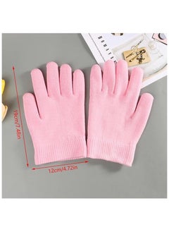 Buy Reusable SPA Gel Socks Gloves Moisturizing Whitening Exfoliating Smooth Hands Mask,Random color in Egypt