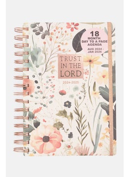 اشتري Floral Print 18 Month Planner Agenda, Green Combo في الامارات