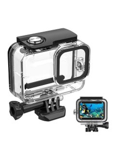 Buy Action Camera Waterproof Case Compatible with Gopro Hero 8 Camera/Underwater 60M/196FT Housing Protective Case Shell Quick Release Bracket Screw Accessories Diving Case for Action Camera in UAE