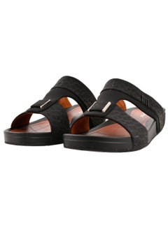 Buy Mens Arabic Sandals Black in UAE