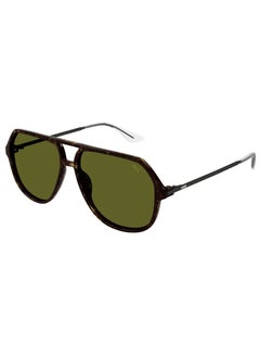 اشتري Puma PU0460S 002 58 Unisex Sunglasses في الامارات