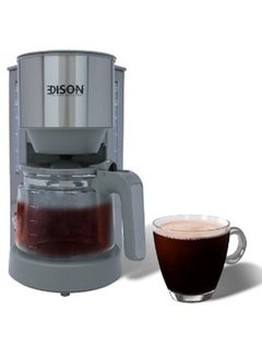 اشتري Edison coffee machine 1.25 liters light gray 870-730 watts في السعودية