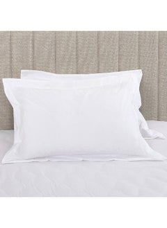 Buy Ella Queen-Sized Comforter Set, White - 200 Tc, 230X220 Cm in UAE