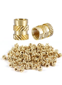 Buy 150 pcs 3D Printing Brass Nuts, M3x4x5mm M3 Threaded Insert Knurled Brass Nuts Female Thread Knurled Heat Embedment Nut for 3D Printing Parts Loptop Automotive Plastic Shell in UAE