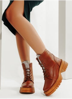 Buy Stress Leather Half Boot in Egypt