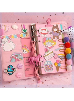 Buy DIY Lined Journal Sketchbook Pocket Planner Girls Diary Notepads Stationery Notebooks Journals School Office Supplies in Saudi Arabia