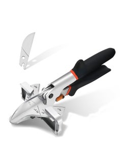 اشتري Miter Shears for Shoe Molding & Quarter Round - Adjustable Angle Cutting Tool, 1/4 Cutter Hand Tool for Molding Crafting, Angles at 22.5, 45, 90, 112.5, 135 Degrees في السعودية