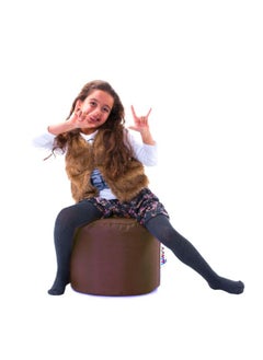 Buy Brown Footstool Bean Bag -  Waterproof in Saudi Arabia