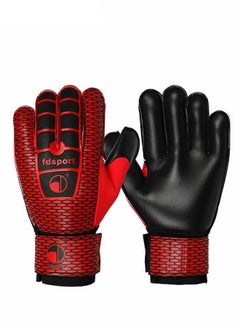 اشتري Goalie Gloves for Youth and Adult Goalkeeper Gloves Kids with Finger Support Soccer Gloves for Men and Women Junior Keeper Football Gloves for Training and Match في الامارات