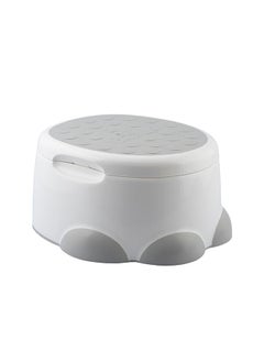 اشتري Baby Potty Trainer With Detachable Toilet Seat And Step Stool, Cool Grey في الامارات