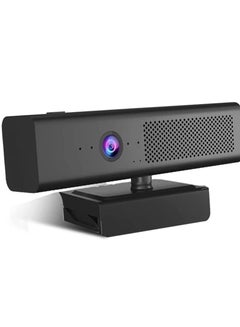 Buy 1080P Webcam USB Camera HD Web Conference Camera With Microphone Speaker DSP Noise Reduction Desktop Computer Camera with Lens Protective Cover 30FPS in Saudi Arabia