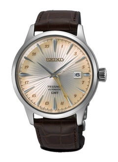 اشتري Presage GMT Leather Strap Men's Watch SSK041J1 في الامارات