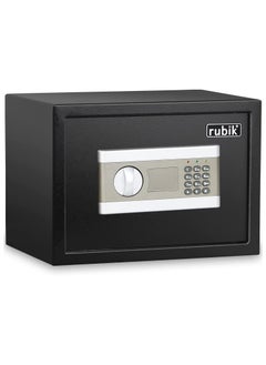 Buy Safe Box Document Size With Digital Lock and Override Key For Home Office Shop Business RB-25EP (25x35x25cm, Black) in UAE