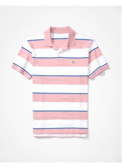 Buy AE Striped Pique Polo Shirt in UAE