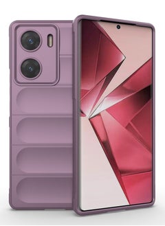 Buy GOLDEN MASK Compatible With Vivo V29E/Vivo Y200 Magic Case ShockProof (Purple) in Egypt