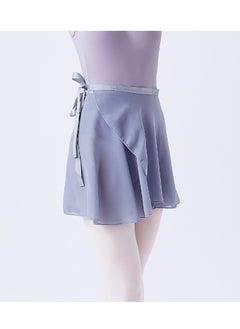 Buy Women Ballet Wrap Skirt Light Grey in Saudi Arabia