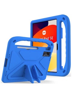 Buy Kids Case For Xiaomi Redmi Pad SE 11-Inch (2023), EVA Foam Lightweight Shockproof Duarable, Tablet Cover with Handle Stand Case For Children Firendly, Blue in Saudi Arabia