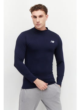 Buy Men Sportswear Fit Long Sleeves Training Sweatshirt, Navy in UAE