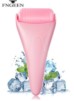 Buy Ice Roller Massager For Face And Eye Puffiness Relief Pink in UAE