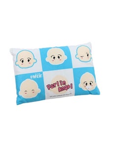 Buy Baby Pillow Blue 1Pack- 1PC in UAE