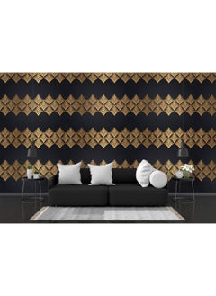 Buy Art Deco Seamless Pattern Geometric Fabric Wallpaper Covers An Area ​​Up To 4.2Mx3M With Adhesive And Smoothing Tool in Egypt