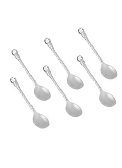 Buy Set Of 6 Pieces Silver Tea Spoon in Saudi Arabia