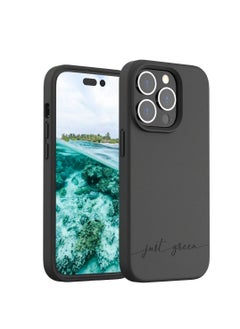 Buy Just Green iPhone 14 Pro case Natura Black - Eco-designed in UAE