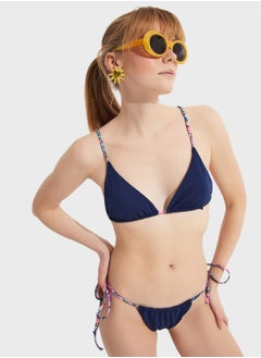 اشتري Printed Strap Bikini Top & Bottom Set في الامارات