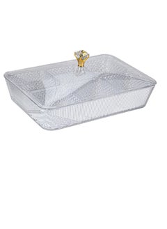 Buy 9 Pieces Serving Trays Set With Inner Acrylic  tray in Saudi Arabia