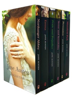 Buy Jane Austen Complete 6 Books Collection Box Set (Northanger Abbey, Emma, Pride and Prejudice, Sense and Senesibility, Persuasion & Mansfield Park) in UAE