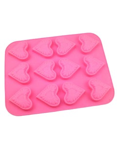 Buy Chocolate Mold Cozy Special 3D Diamond Heart Love Shape Cake Mould Food-Grade Silicone Mold Non-Stick Easy Release Mold For Cake Decoration Candy Ice Cube Chocolates Muffins in Egypt