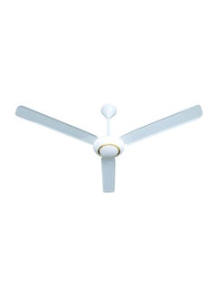 اشتري 56 Inch Three-Blade Indoor Ceiling Fan White 3Pcs, 90 Watts في الامارات