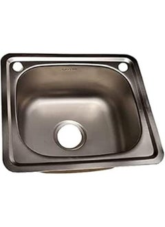 Buy Turkish Star Kitchen Sink Stainless Steel 62cm -45cm by 2 Hole in the sink in Egypt