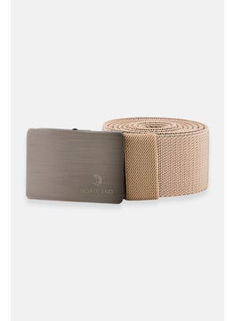 اشتري Men Webbing Belts, Beige في السعودية