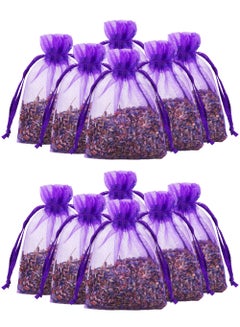 Buy Lavender Sachet, 12 Lavender Sachet Bags, Filled with Premium Grade Dried Lavender, Sachets for Drawers and Closets, Bridal Shower Favors, Home Fragrance Products, Closet Deodorizer Fresheners in UAE
