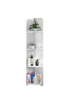 Buy 4-Tier Corner Storage Shelf Rack,Toilet Paper Stand For Bathroom Organizer,Toilet Vanity Cabinet in Saudi Arabia