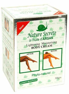 Buy Nature Secret Lightening Moisturizing Body Cream With Argan Oil 300g in UAE