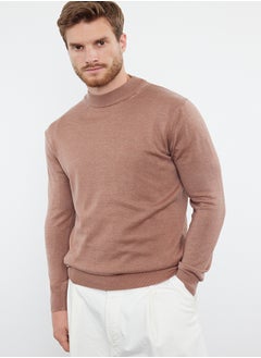 Buy Tile FL Slim Half Turtleneck Plain Knitwear Sweater TMNAW25KZ00001 in Egypt