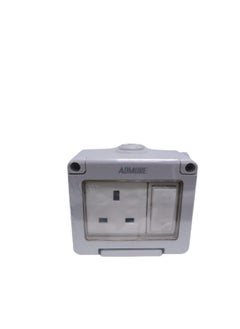 Buy Admore 13A Weatherproof Switch Socket 1G (IP55) WP405 in UAE