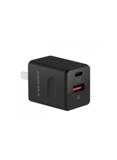 Buy MOMAX UM16 20W PD + QC3.0 Quick Charging Travel Charger Power Adapter - Black in Egypt