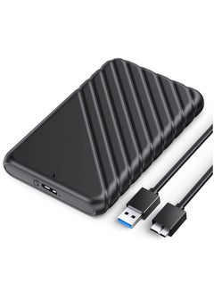 اشتري 2.5 inch External Hard Drive SSD Enclosure USB 3.0 to SATA3 7mm and 9.5mm SATA HDD SSD Tool with UASP Supported for PC Laptop and Mac في السعودية